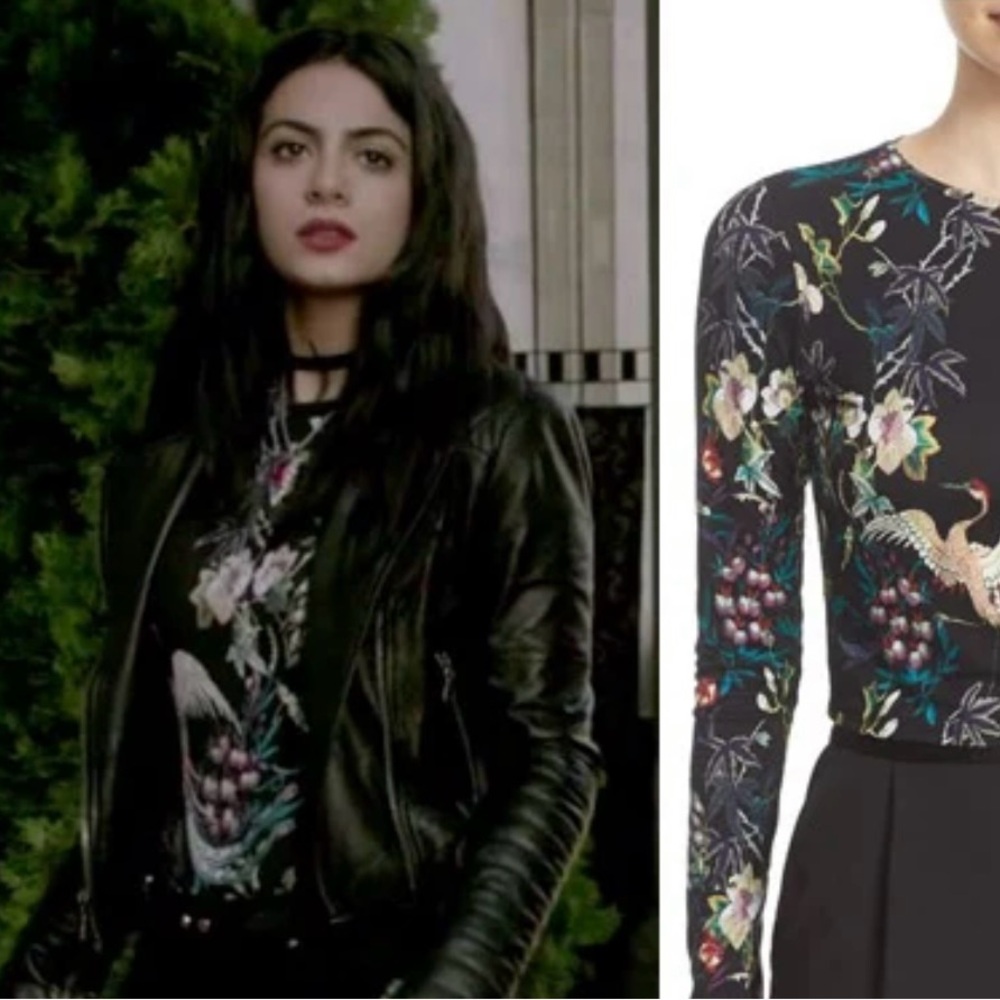 Isabelle Lightwood Charlotte Russe top with Floral Design